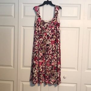 Sleeveless Floral Dress